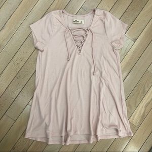 Hollister Lace Up Shirt